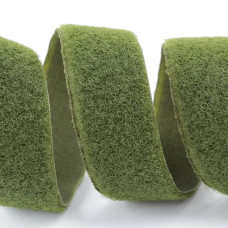 Застібка Velcro (липучка) 25мм, ПЕТЕЛЬКИ, хакі (12В29Г27)