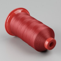 Нитки полиэстеровые Polyart №40, (3000м) красные (9510)
