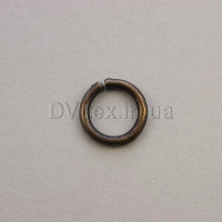 Кольцо металлическое для сумок, 9 мм, МКТ-09 (2*9) (8321/4352), антик (50шт)