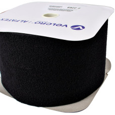 Застібка Velcro (липучка) 160 мм, ПЕТЕЛЬКИ, чорна (F25 LH 160 500 black 3С0)