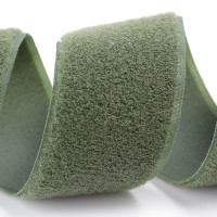 Застежка Velcro (липучка) 50мм, ПЕТЕЛЬКИ, хаки (12В38Г27)