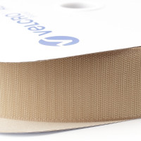 Застібка Velcro (липучка) 50 мм, ГАЧКИ, бежевий (F25 HH 50 beige 277)