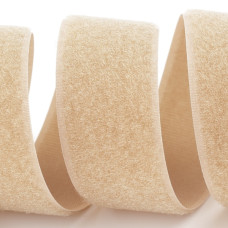 Застібка Velcro (липучка) 38 мм, ПЕТЕЛЬКИ, бежевий (F25 LH 38 beige 277)