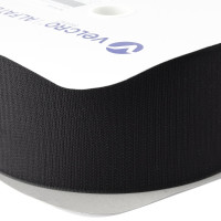 Застібка Velcro (липучка) 107 мм, ГАЧКИ, чорна (F25 HH 107 500 black 3C0)