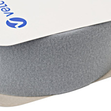Застібка Velcro (липучка) 100 мм, ПЕТЕЛЬКИ, сіра (F25 LH 100 silver 385)