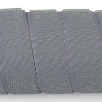 Застібка Velcro (липучка) 25 мм, ГАЧКИ, сіра (F25 HH 25 silver 385)