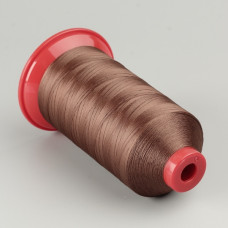 Нитки полиэстеровые Polyart №30, (2500м) коричневые (9508)