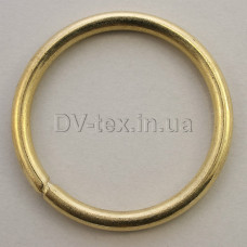 Кольцо металлическое для сумок, 39 мм, МКТ-39 (4,2*39) (8306/4337), золото