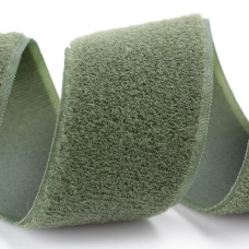 Застежка Velcro (липучка) 40мм, ПЕТЕЛЬКИ, хаки (12В35Г27)