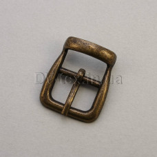 Пряжка металлическая для сумок, 15 мм, МТПР-15(8655/4862), антик
