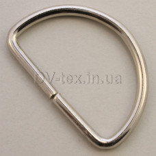 Півкільце металеве 40 мм, МТП-40 (3,3*40*24) (8181/4212), нікель