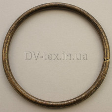 Кольцо металлическое для сумок, 68 мм, МКТ-68 (4,7*68) (8297/4328), антик