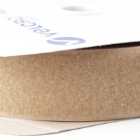 Застібка Velcro (липучка) 50 мм, ПЕТЕЛЬКИ, бежевий (F25 LH 50 beige 277)