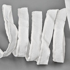 Кант вшивной, 10 мм, (полиэстеровый), УСС-10-ПЕ-2403, белый (фас. 50)