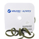 Застібка Velcro (липучка) 16 мм, ПЕТЕЛЬКИ, хакі (F25 LH 16 850 nato 6D1)
