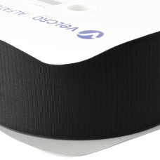 Застежка Velcro (липучка) 107 мм, КРЮЧКИ, черный (F25 HH 38 500 black 3C0)