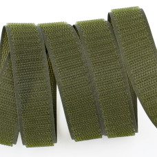 Застібка Velcro (липучка) 20 мм, ГАЧКИ, хакі (F25 HH 20 850 nato 6D1)