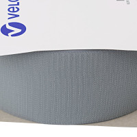Застежка Velcro (липучка) 100 мм, КРЮЧКИ, серая (F25 HH 100 silver 385)