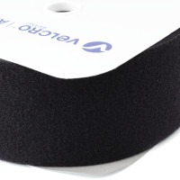 Застежка Velcro (липучка) 107 мм, ПЕТЕЛЬКИ, черная (F25 LH 38 500 black 3С0)