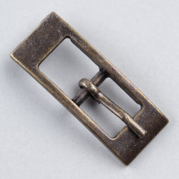 Пряжка металлическая для сумок, 11 мм, МТПР-11 (4852/8625), антик