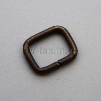 Рамка металлическая для сумок, 15 мм МТР-15 (3*15*12) (8112/4143), антик