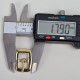 Пряжка металева, 10 мм, МТПР-10 (8640/4774), колір золото