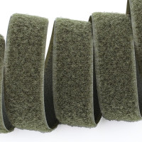 Застібка Velcro (липучка) 30 мм, ПЕТЕЛЬКИ, хакі (F25 LH 30 850 nato 6D1)