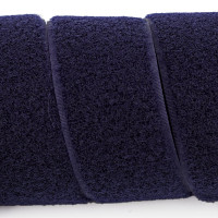 Застібка Velcro (липучка) 38 мм, ПЕТЕЛЬКИ, темно-синя (F25 LH 38 navy 1i5)