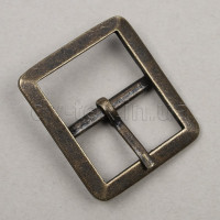 Пряжка металлическая для сумок, 25 мм, МТПР-25 (9296/4845), антик