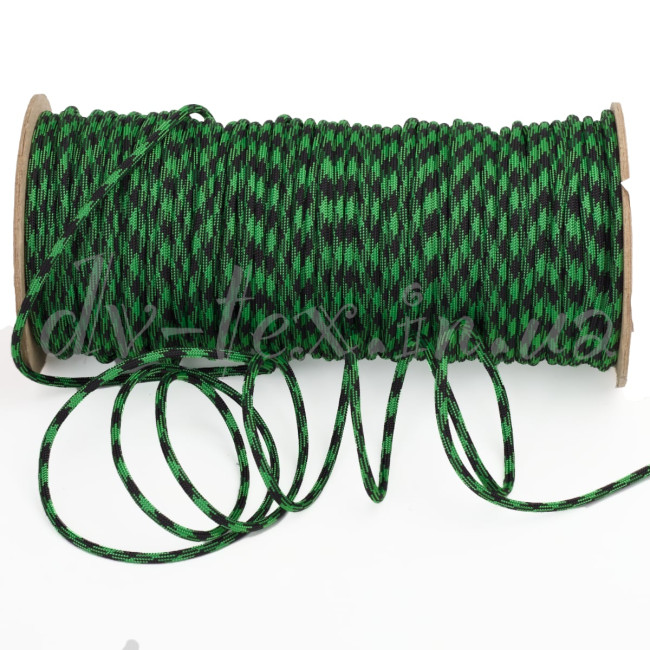 Паракорд Guardian Paracord 550 Type III Black-Green 2