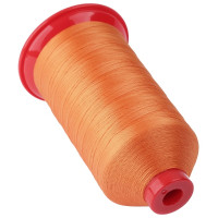 Нитки полиэстеровые Polyart №15, (1000м) оранжевые (1430)