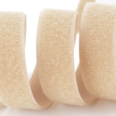 Застібка Velcro (липучка) 25 мм, ПЕТЕЛЬКИ, бежевий (F25 LH 25 beige 277)