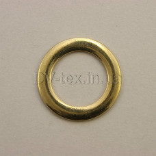 Кольцо металлическое (объемное) для сумок 19 мм, МТК-19 (8288), золото