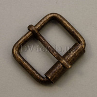 Пряжка металлическая для сумок, 20 мм, МТПР-20 (3,9*20*14)(8095/4126), антик