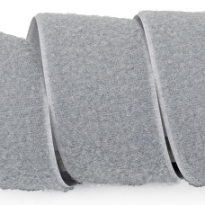 Застібка Velcro (липучка) 50 мм, ПЕТЕЛЬКИ, сіра (F25 LH 50 silver 385)