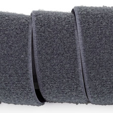Застібка Velcro (липучка) 38 мм, ПЕТЕЛЬКИ, темно-сіра (F25 LH 38 dark grey 388)