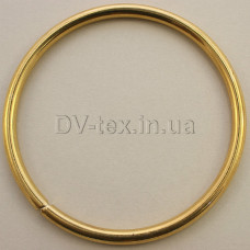 Кольцо металлическое для сумок, 68 мм, МКТ-68 (4,7*68) (8297/4328), золото
