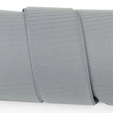Застібка Velcro (липучка) 50 мм, ГАЧКИ, сіра (F25 HH 50 silver 385)