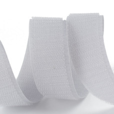 Застібка Velcro (липучка) 25мм, ГАЧКИ, сіра (12В30Г27)