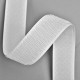 Застібка Velcro (липучка) 25 мм, ГАЧКИ, колір білий (F25 HH 25 100 white 014)