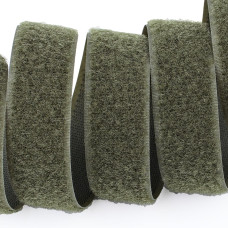 Застібка Velcro (липучка) 25 мм, ПЕТЕЛЬКИ, хакі (F25 LH 25 850 nato 6D1)