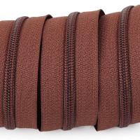 Блискавка спіральна, рулонна YKK 5RC (тип 5), коричнева №331