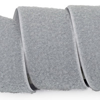 Застежка Velcro (липучка) 50 мм, ПЕТЕЛЬКИ, серая (F25 LH 50 silver 385)