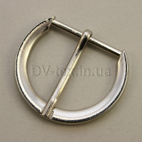 Пряжка металлическая для сумок, 19 мм, МТПР-19(8558/4699), никель