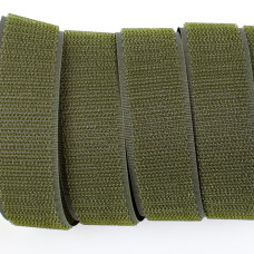 Застібка Velcro (липучка) 25 мм, ГАЧКИ, хакі (F25 HH 25 850 nato 6D1)