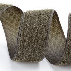 Застежка Velcro (липучка) 30мм, КРЮЧКИ, хаки (12В33Г27)