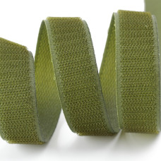 Застібка Velcro (липучка) 20мм, ГАЧКИ, хакі (12В27Г27)