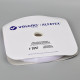 Застежка Velcro (липучка) 25 мм, ПЕТЕЛЬКИ, цвет белый (F25 LH 25 100 white 014)