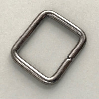 Рамка металлическая для сумок, 25 мм МТР-25 (3,9*25*20) (8106/4137), темный никель