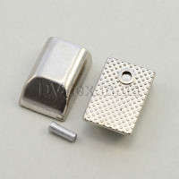 Наконечник металлический для молнии МТНК-1 (8*4*16мм) (8955/5191), никель